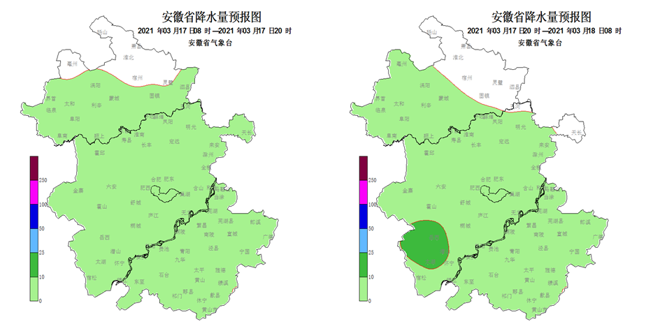 15日和18日大别山区和沿江江南局部暴雨 并伴有雷暴和短时强降水等对流性天气