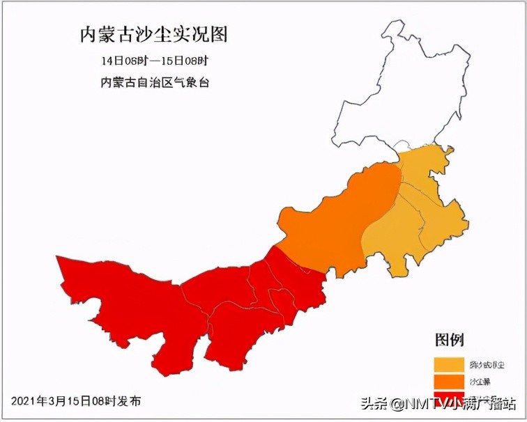 重要气象报告：大风沙尘降温今天继续维持 17-18日中西部有雨雪天气