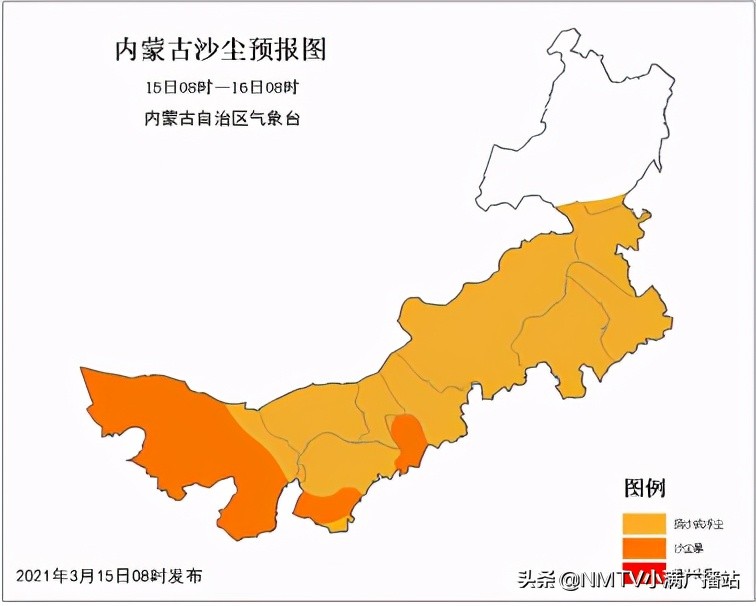 重要气象报告：大风沙尘降温今天继续维持 17-18日中西部有雨雪天气