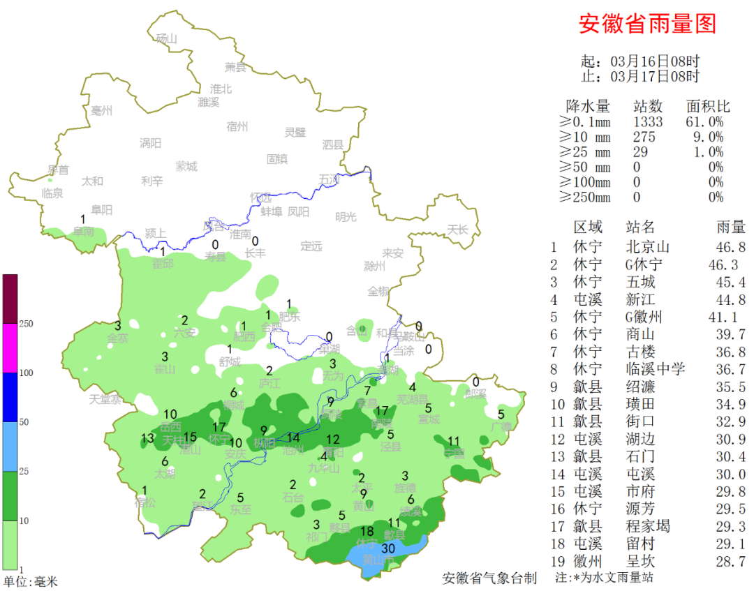 明天雨势增强，局部暴雨；周末低温下降明显，注意防寒保暖