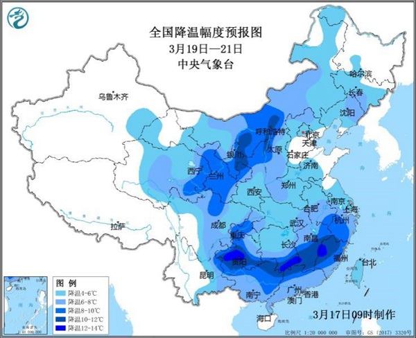 冷空气携雨雪降温大风沙尘套餐再度来袭 这些地方上演沙尘持久战