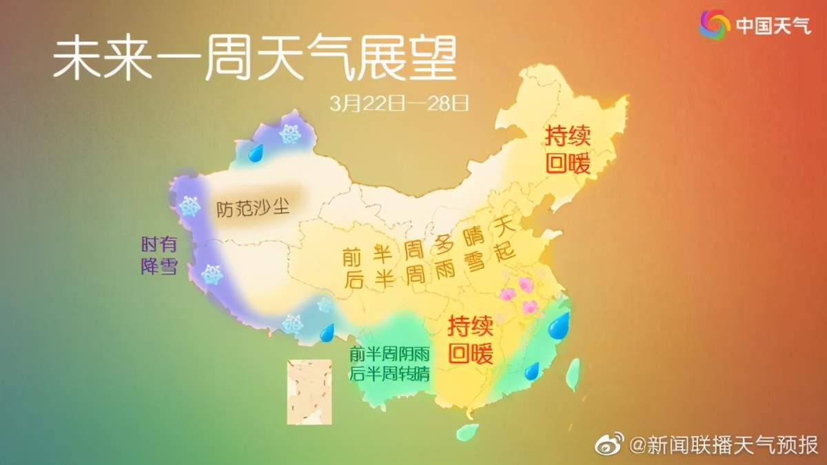 一周天气:回暖大!转!折!本周郑州最高气温将达23℃