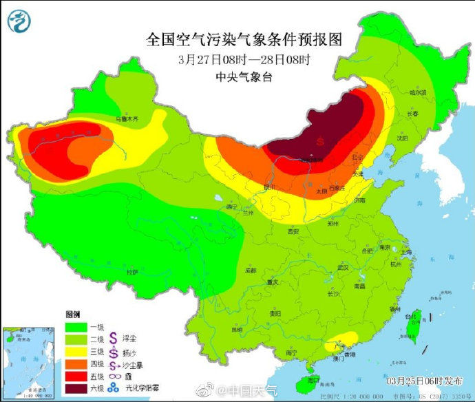 注意!北方大范围沙尘天气又来了