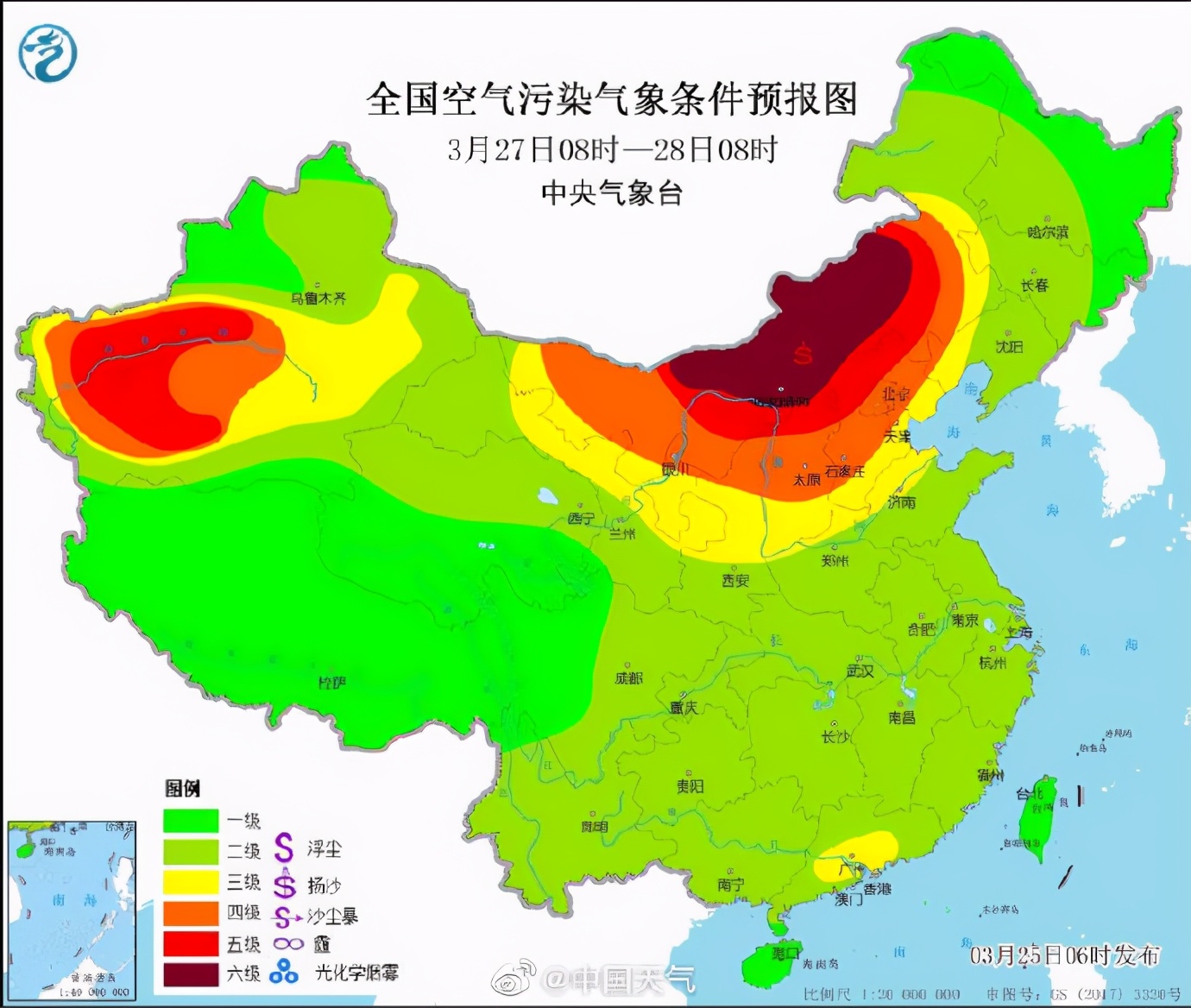 做好防范!北方大范围沙尘天气又来袭