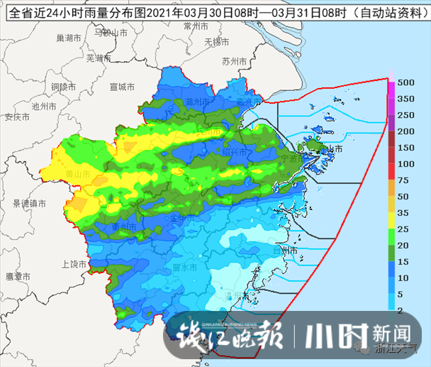 这波天气有点狠，小冰雹都出现了，大家关心的清明假期天气也有了