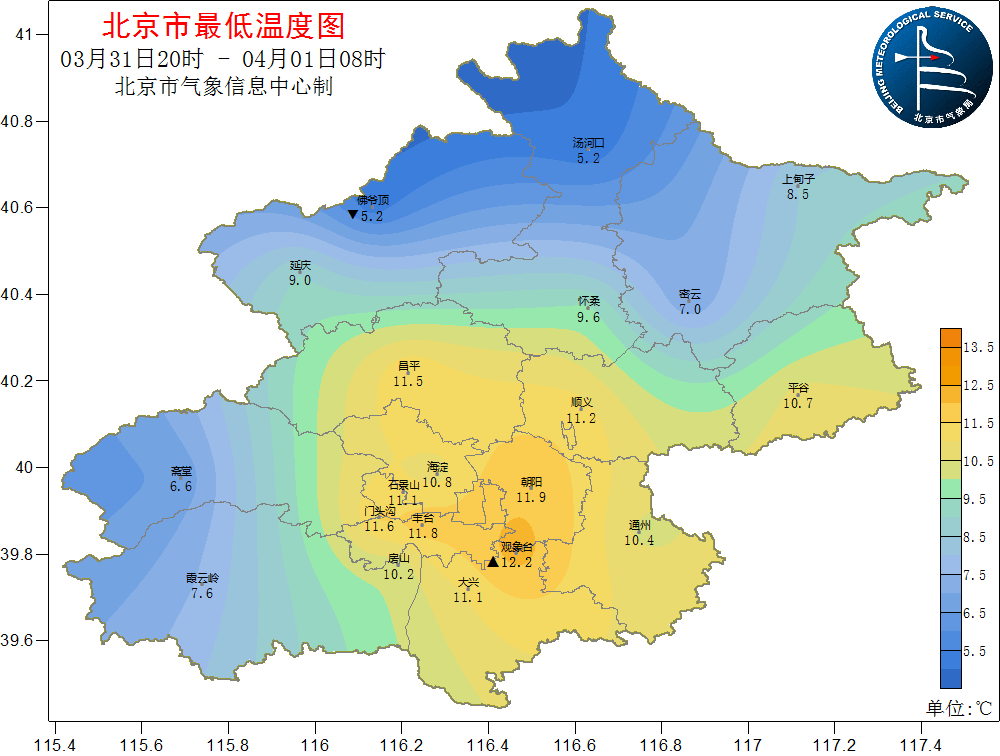 北京清明假期天气预报：大部分时间晴到多云，5日夜间山区有小雨