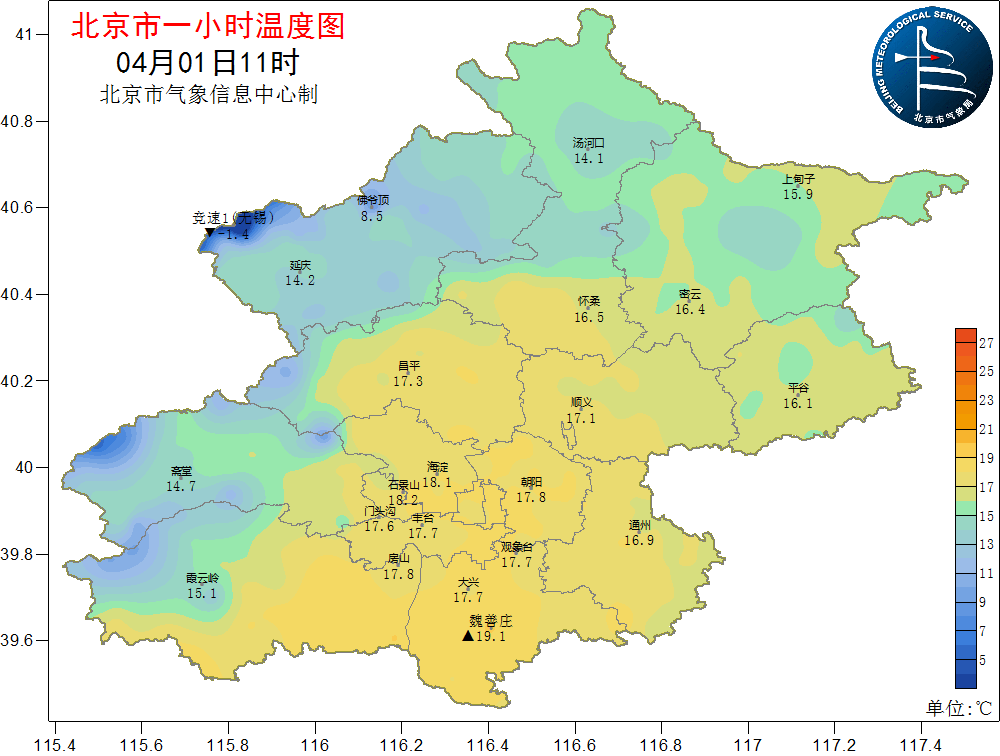 北京清明假期天气预报：大部分时间晴到多云，5日夜间山区有小雨
