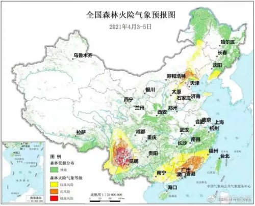 今明两天降温降雨 节日出行需注意天气变化