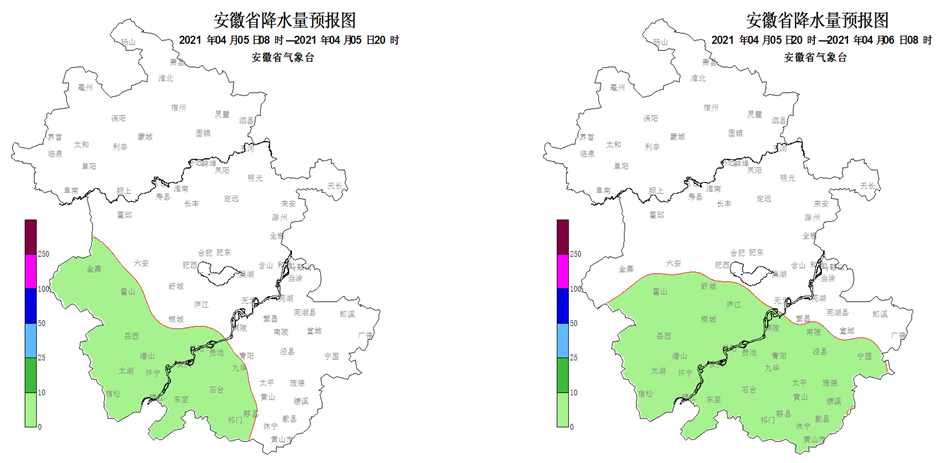 未来一周我省大别山区和江南南部多阵雨或雷雨,受冷空气影响,3-5日气温较低