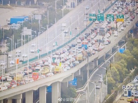 深圳：前往东部景区道路车多缓行，已实行交通管制！