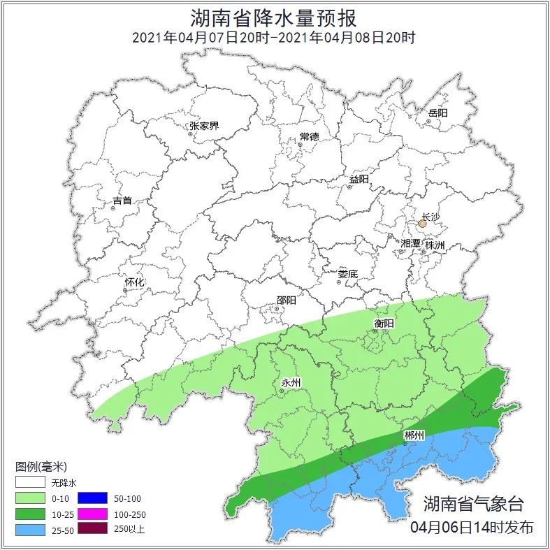 湖南气温低迷湿冷感明显 今晚湘西、湘北局地大到暴雨