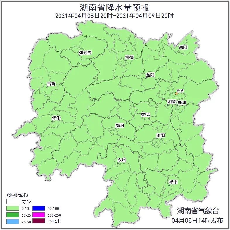 湖南气温低迷湿冷感明显 今晚湘西、湘北局地大到暴雨