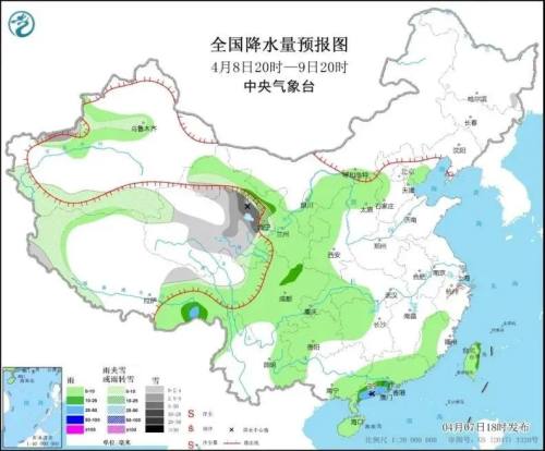 @甘肃人 天气君又来闹脾气,未来三天全省多阴雨天气,局地有暴雪