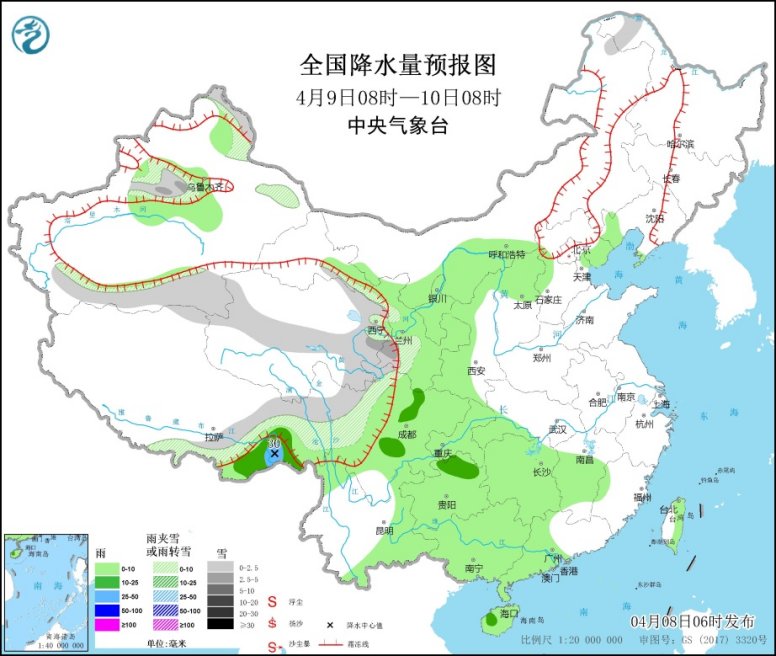 中东部大部天气晴好,宜垂钓