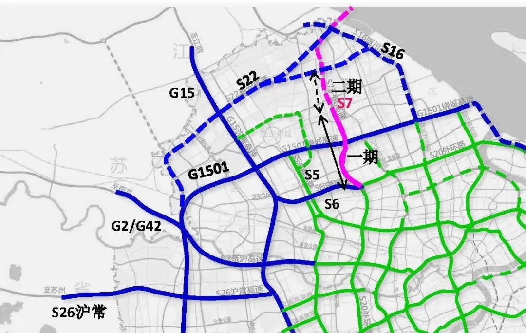 沪崇高速S7二期嘉定段工程将贯通:距离上海市中心很近的切向交通