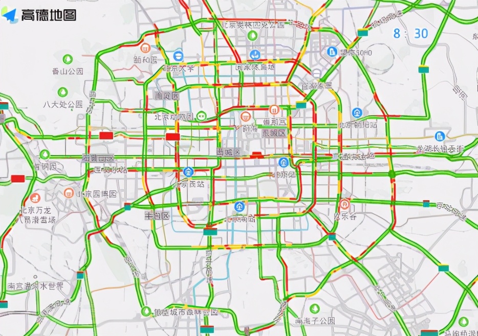 北京下周交通预测来了！最堵的还是这些公园、医院和景区