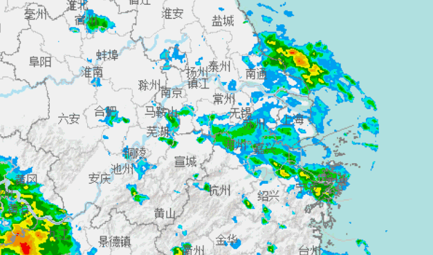 天气变化来了！上海今天傍晚到明天上午有大雨到暴雨