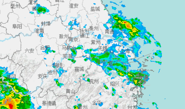 天气变化来了!上海今天傍晚到明天上午有大雨到暴雨
