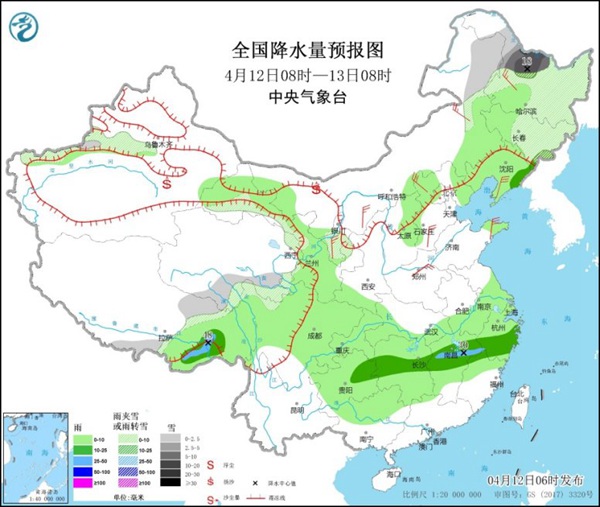 本周南方阴雨频繁江南雨日可超5天 北方大部降温明显