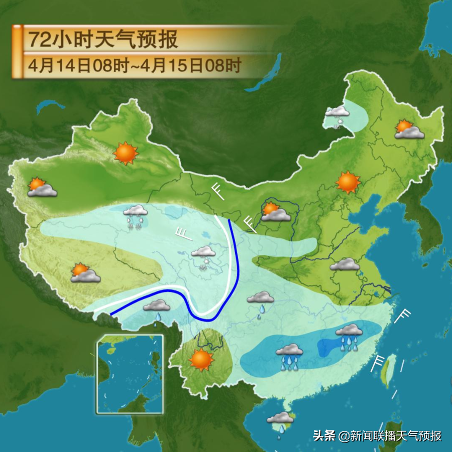 本周两股冷空气!大风降温,北方明日气温最低!华南天气即将扭转!