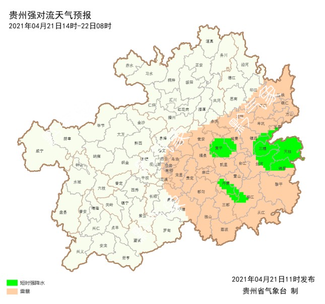 今夜这些地区有强对流天气