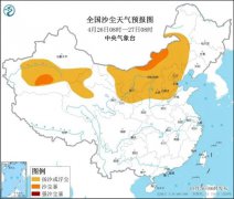 宁夏将出现沙尘天气，做
