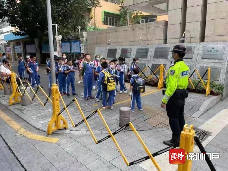 一校一警一铁骑,深圳交警提升校园交通安全保障力度