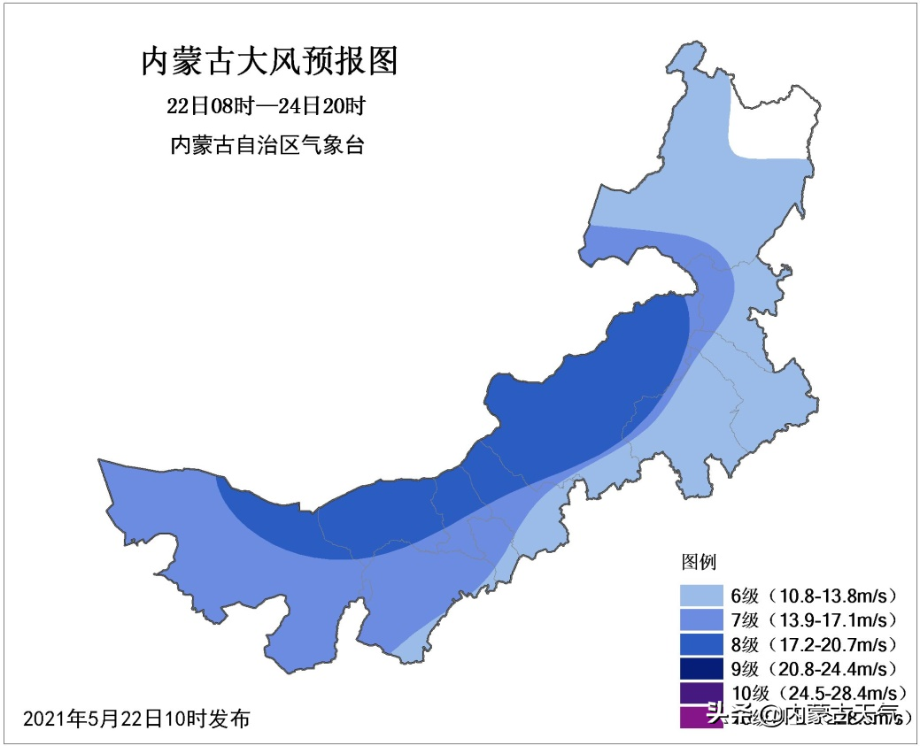 强冷空气带来寒潮轻霜冻22日至24日持续大风沙尘天气