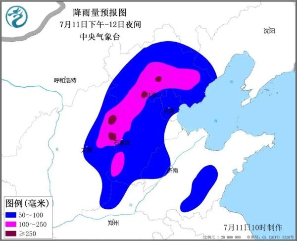 注意！京津冀将遭遇极端性暴雨和明显强对流天气