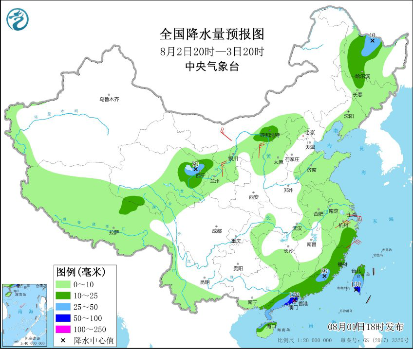 周天气(8月2日-8日):新一周雨水减少,高温增多