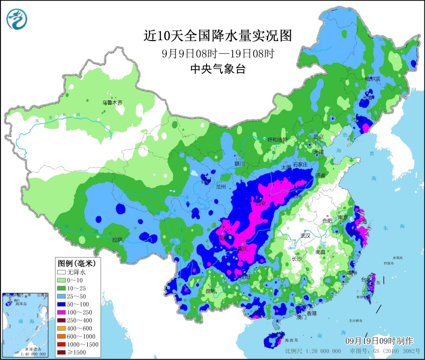 周天气（9月20-26日）：北方阴雨绵绵，南方高温频现