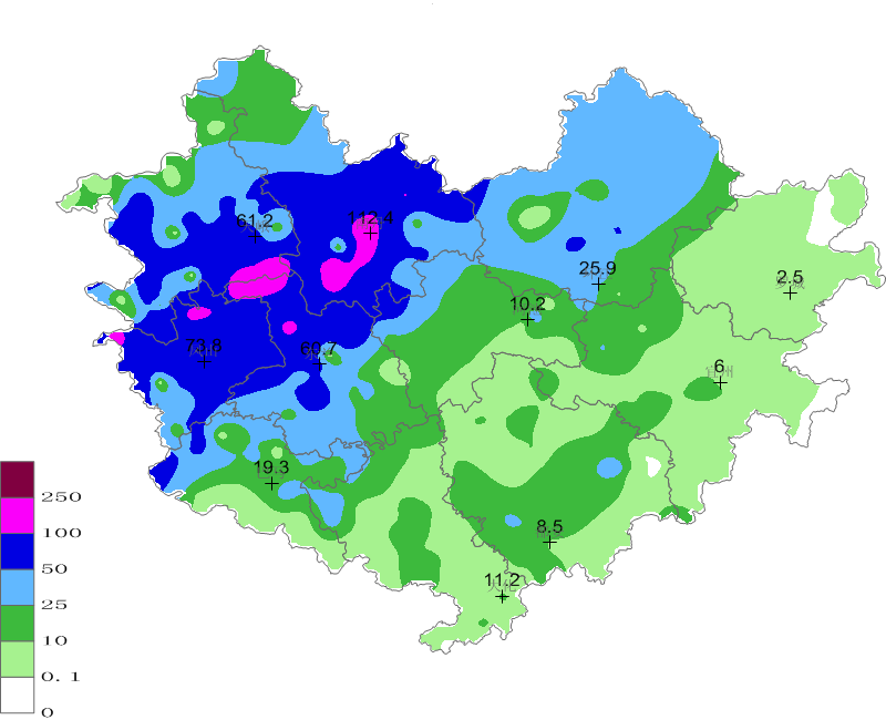 请查收:近日雨情报告及22日天气