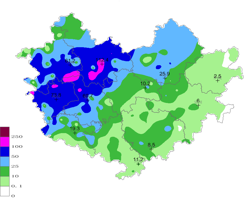 请查收：近日雨情报告及22日天气