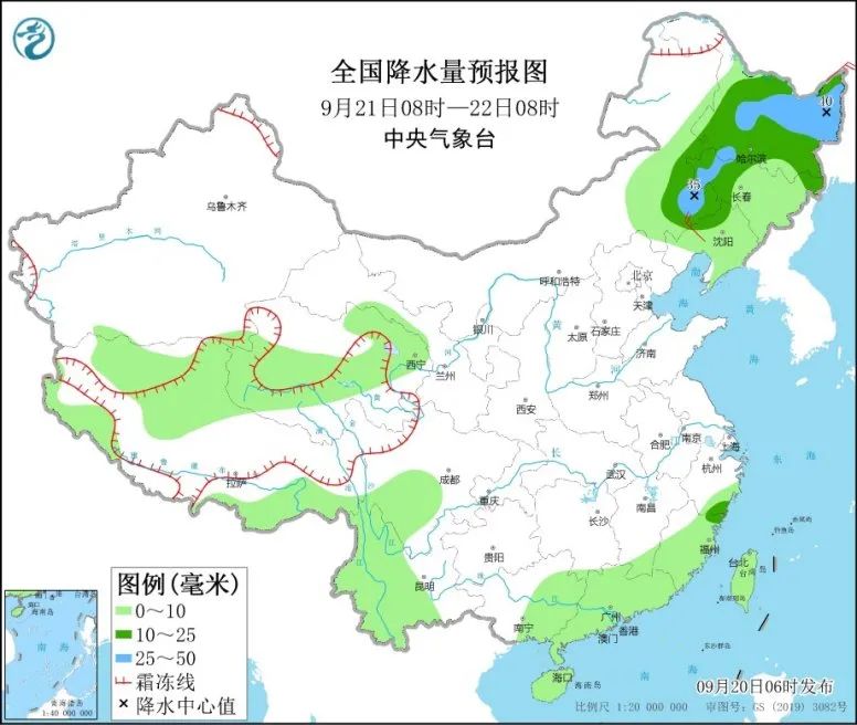 强降雨移至东北地区 中秋节全国大部天气晴好