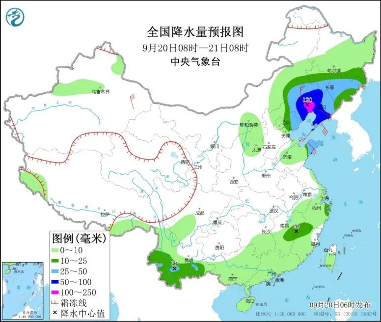 强降雨移至东北地区 中秋节全国大部天气晴好