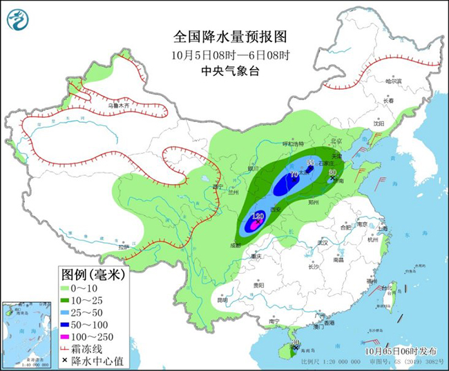 专家解读：华西华北黄淮秋雨不断降温剧烈 南方高温 出行注意天气变化