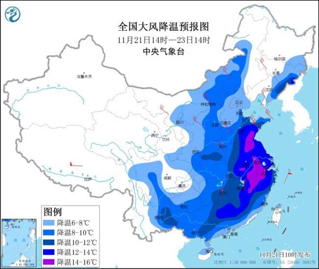 专家解读寒潮天气:范围广移速快 东北有暴雪南方降温显著