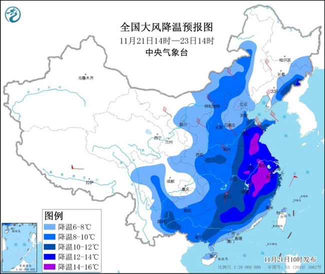 专家解读寒潮天气：范围广移速快 东北有暴雪南方降温显著