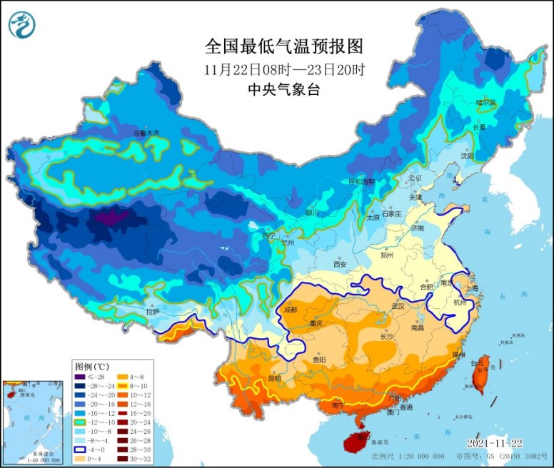 江苏、上海、浙江等地局地降温幅度达10℃以上，黑龙江等地有强降雪 全国未来三天具体天气预报