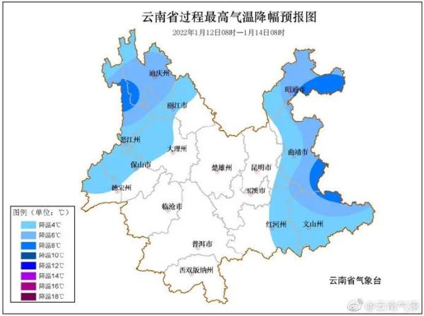 云南这些地方将迎“暴雪+暴雨”天气，高海拔地区积雪或达15厘米