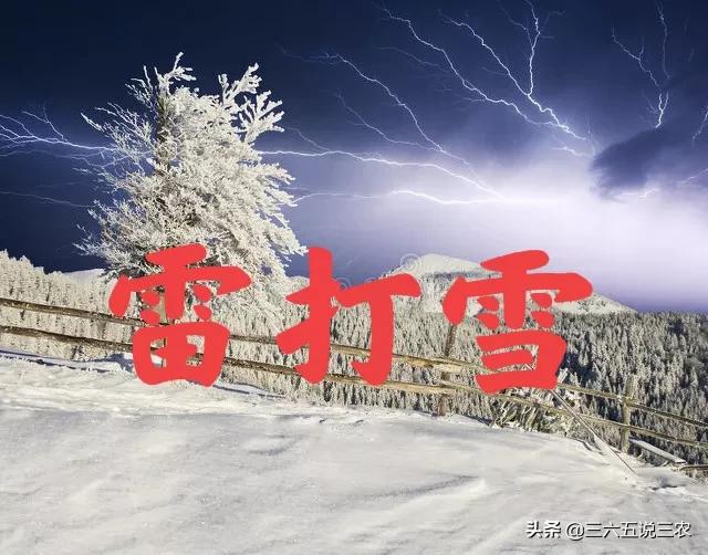 天气预报：腊月出现“雷打雪”天气，有啥预兆？看看老祖宗怎么说