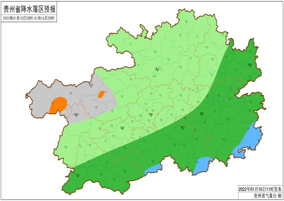 未来两天阴雨天气持续~局地有雨雪,请注意交通安全