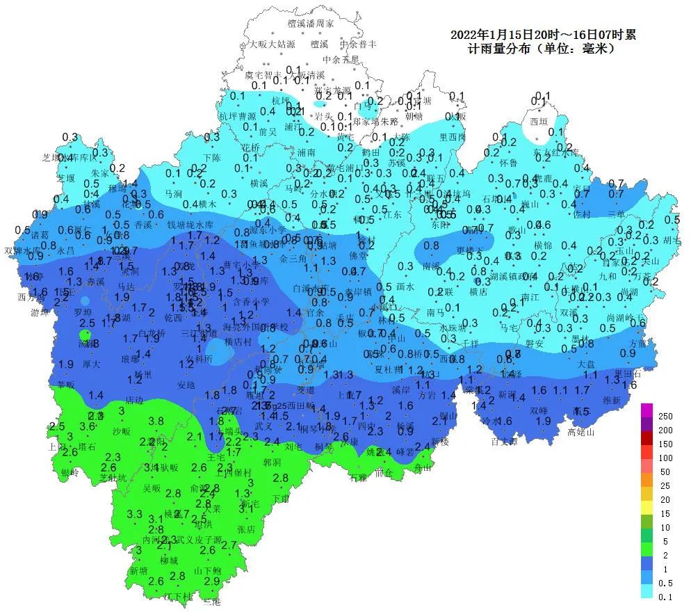 今明阴雨占"C"位 湿冷环绕注意保暖~~