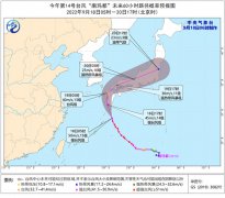 受台风“南玛都”外围环