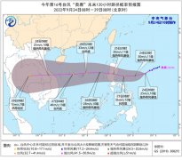 今年第16号台风“奥鹿”已