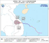 今年第19号台风 “桑卡”