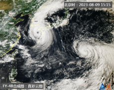 台风“卡努”和“兰恩”